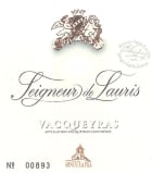 Arnoux et Fils Vacqueyras Seigneur de Lauris 2007 Front Label