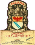 Fabiano Amarone Classico 2007 Front Label