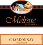 Melrose Wines Chardonnay 2012 Front Label