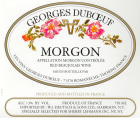 Duboeuf Morgon 2012 Front Label