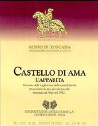 Castello di Ama L'Apparita 1998 Front Label