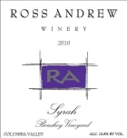 Ross Andrew Winery Boushey Vineyard Syrah 2010 Front Label