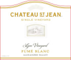 Chateau St. Jean Lyon Vineyard Fume Blanc 2013 Front Label