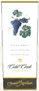 Chateau Ste. Michelle Cold Creek Vineyard Cabernet Sauvignon 2000 Front Label