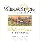 Sierra Starr Vineyard & Winery Phil's Selection Zinfandel 2007 Front Label