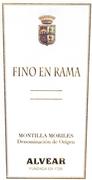 Alvear Fino En Rama (375ML Half-bottle) 1998 Front Label