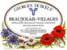 Duboeuf Beaujolais Villages 1998 Front Label