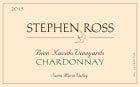 Stephen Ross Bien Nacido Chardonnay 2015  Front Label