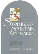 Storybook Mountain Estate Reserve Zinfandel 1999 Front Label