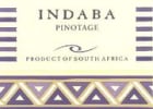 Indaba Pinotage 2002 Front Label