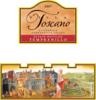 Villa Toscano Winery Tempranillo 2007 Front Label