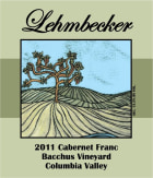 Vin du Lac Lehmbecker Bacchus Vineyard Cabernet Franc 2011 Front Label