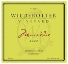 Wilderotter Vineyard and Winery Mourvedre 2006 Front Label