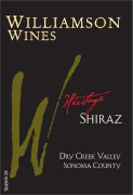 Williamson Wines Heritage Shiraz 2011 Front Label