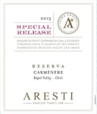 Aresti Special Release Reserva Carmenere 2013 Front Label