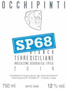 Arianna Occhipinti SP68 Terre Siciliane Bianco 2014 Front Label