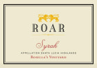 Roar Rosella's Vineyard Syrah 2012  Front Label