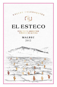 El Esteco Malbec 2012 Front Label