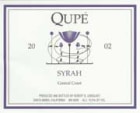 Qupe Central Coast Syrah 2002 Front Label