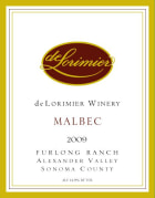 deLorimier Furlong Ranch Malbec 2009 Front Label