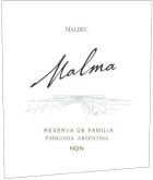 Bodega MALMA Malma Reserva de Familia Malbec 2010 Front Label