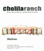 Bodega MALMA Cholilaranch Malbec 2010 Front Label
