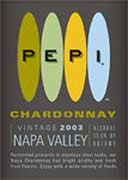 Pepi Chardonnay 2001 Front Label