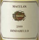 Maculan Dindarello (375ML Half-bottle) 2003 Front Label