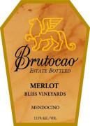 Brutocao Bliss Vineyards Merlot 2005 Front Label