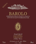 Bruno Giacosa Barolo Falletto Riserva 2000 Front Label