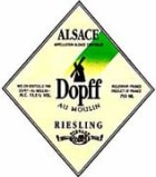Dopff & Irion Riesling 1998 Front Label