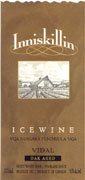 Inniskillin Oak-aged Vidal Icewine (375ML half-bottle) 2003 Front Label