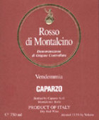 Caparzo Rosso di Montalcino 2002 Front Label