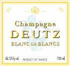 Deutz Blanc de Blancs Millesime 2009 Front Label