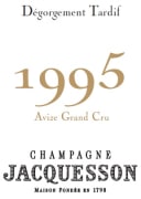 Jacquesson Degorgement Tardif Avize Brut Grand Cru 1995 Front Label