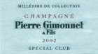 Pierre Gimonnet Special Club Brut 2002 Front Label