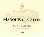 Chateau Calon-Segur Le Marquis de Calon-Segur 2010 Front Label