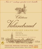 Chateau Valandraud  2015 Front Label