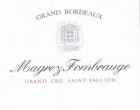 Chateau Magrez Fombrauge  2015 Front Label