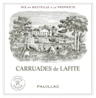 Carruades de Lafite  2013 Front Label