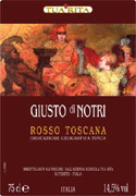 Tua Rita Giusto di Notri 2003 Front Label