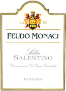 Feudo Monaci Salice Salentino 2006 Front Label