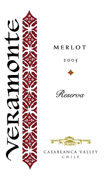 Veramonte Merlot Reserva 2005 Front Label