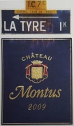 Chateau Montus La Tyre 2009 Front Label