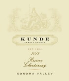 Kunde Reserve Chardonnay 2013 Front Label