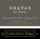 Concha y Toro Gravas del Maipo Syrah 2008 Front Label