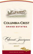 Columbia Crest Grand Estates Cabernet Sauvignon 2007 Front Label