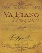 Va Piano Columbia Valley Syrah 2004 Front Label