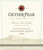 Geyser Peak River Ranches Sauvignon Blanc 2016  Front Label