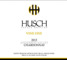 Husch Vine One Chardonnay 2013 Front Label